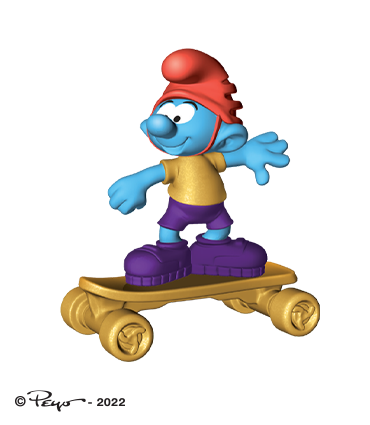 Smurf skater_big