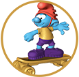 Smurf skater_mini