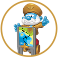 Kinder Suprise Papa smurf_2022_mini