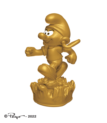 Kinder Smurfs zlatni big