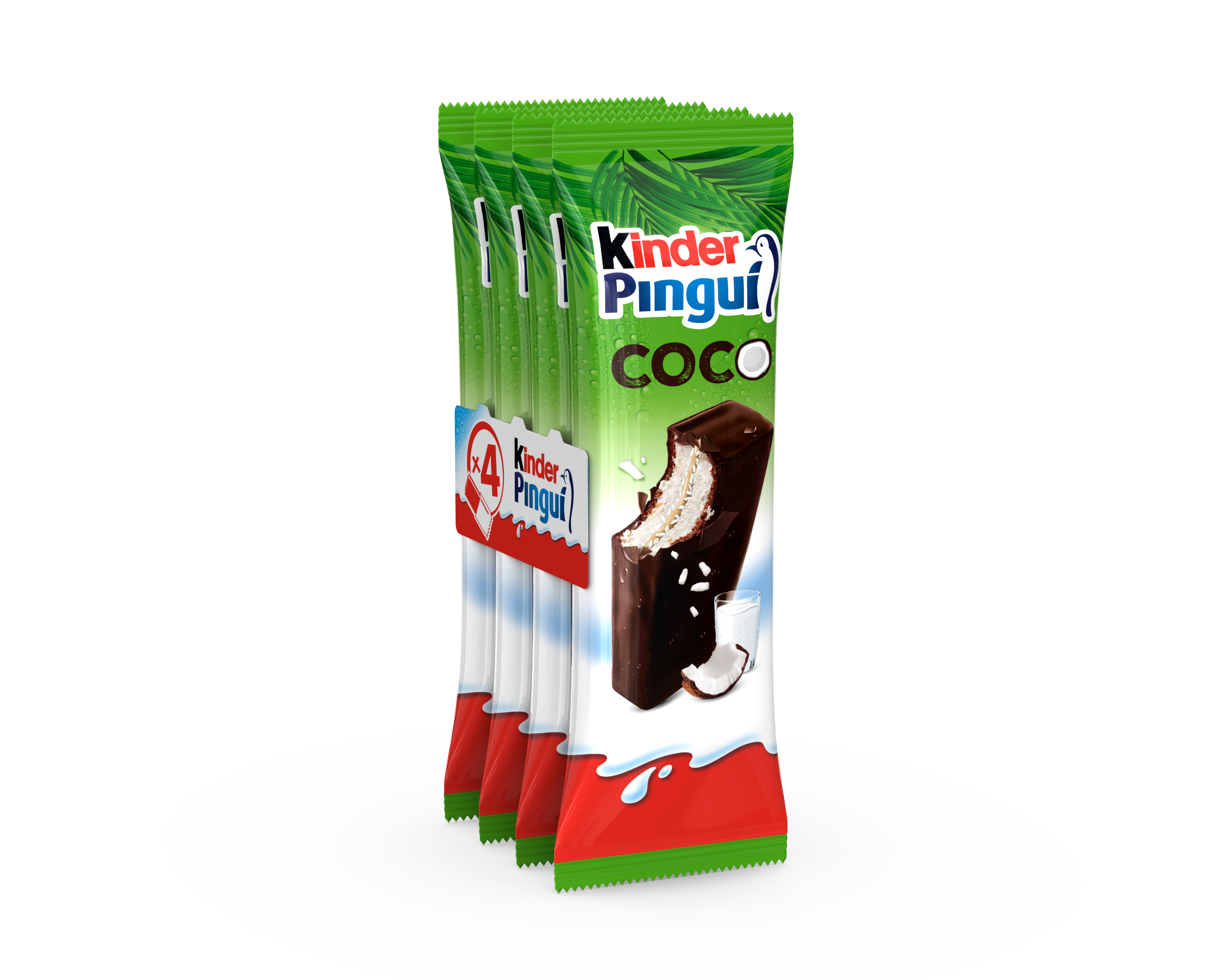 Kinder Pingui z okusom kokosa 120g