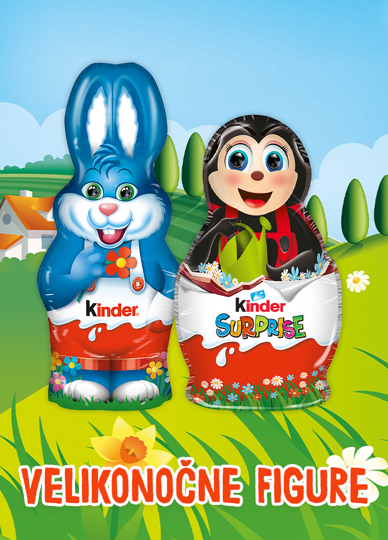Kinder velikonočne figure