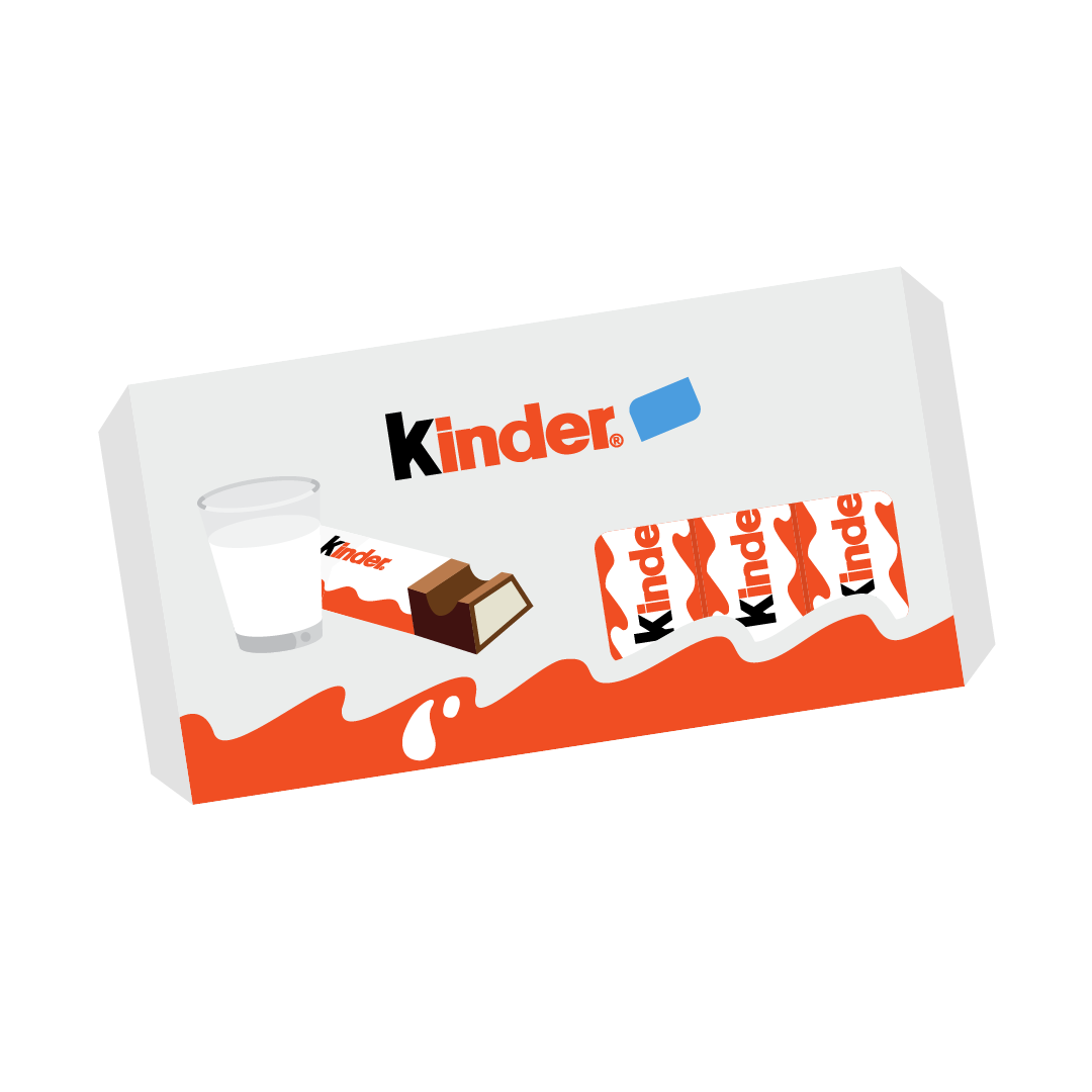 Kinder wrapping