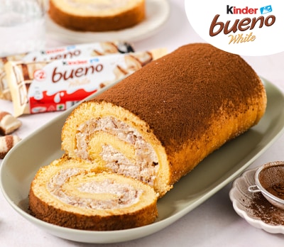 Rolada s kremo Kinder Bueno White slika