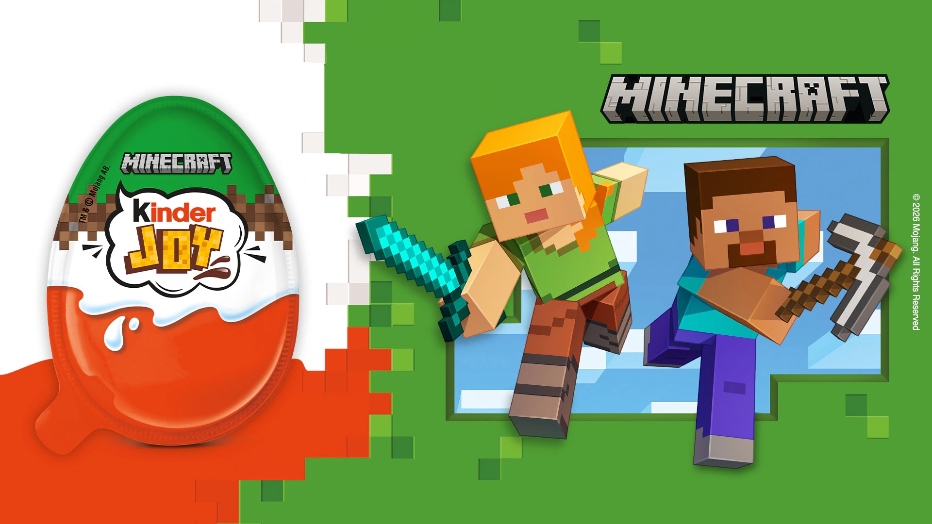 Kinder Joy minecraft