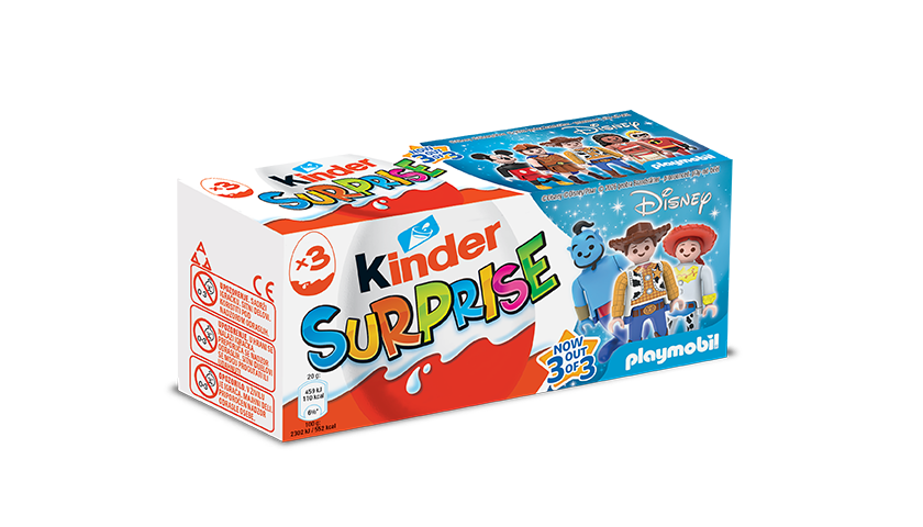 Kinder Surprise Disney Playmobil x3