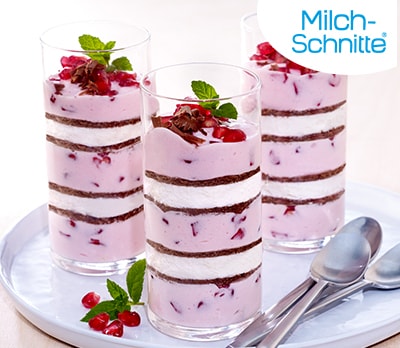 Kinder Milch-Schnitte zloženec iz granatnega jabolka - teaser