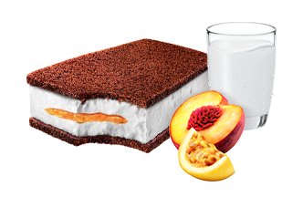 KINDER MILK-SLICE Peach & Passion Fruit