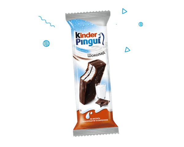 kinder pingui chocolate pack ukr