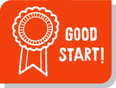 Badge good start