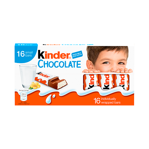 milk chocolate bar kinder chocolate t16
