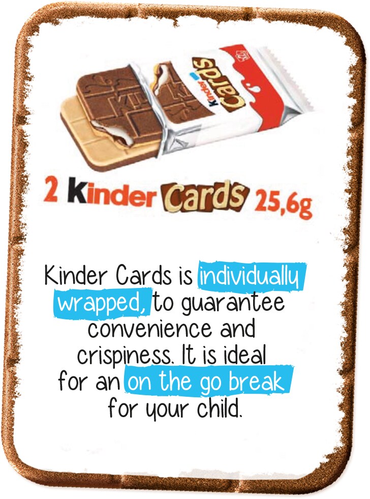Kinder Cards - Kinder United Kingdom and Ireland