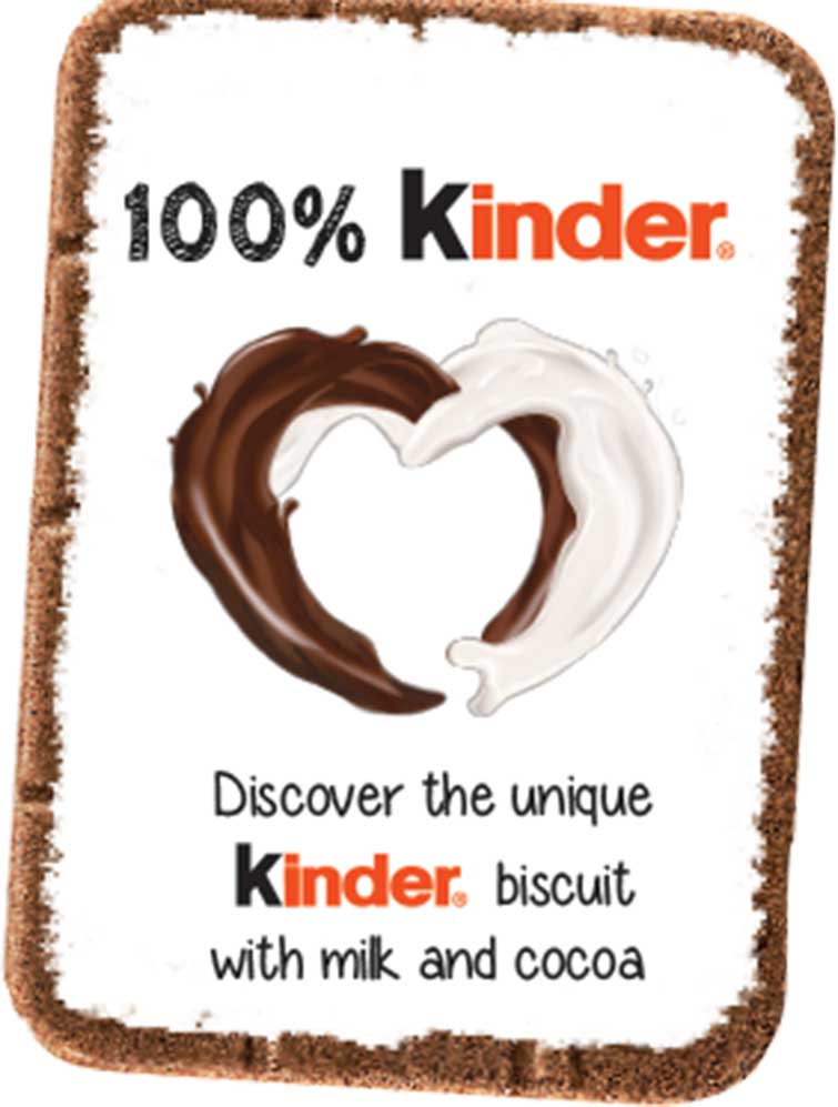 100 % Kinder Biscuit