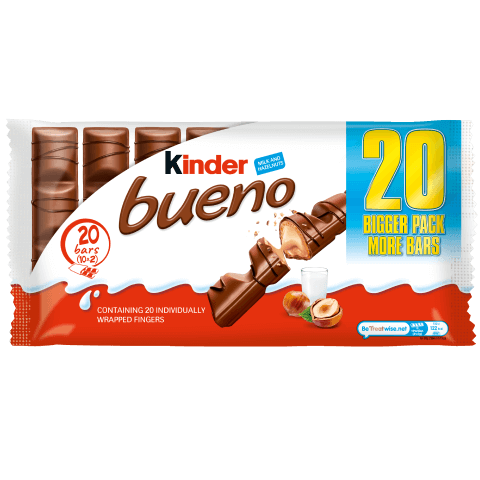Snack chocolate bar kinder bueno 20 bars