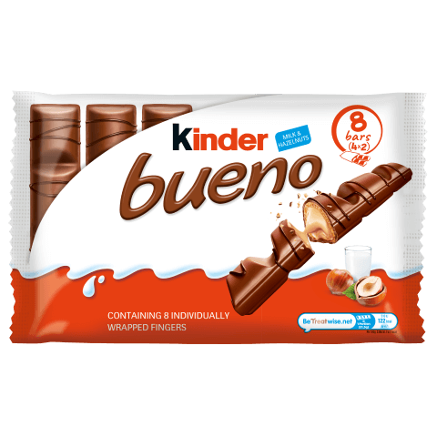 Snack chocolate bar kinder bueno 8 pack