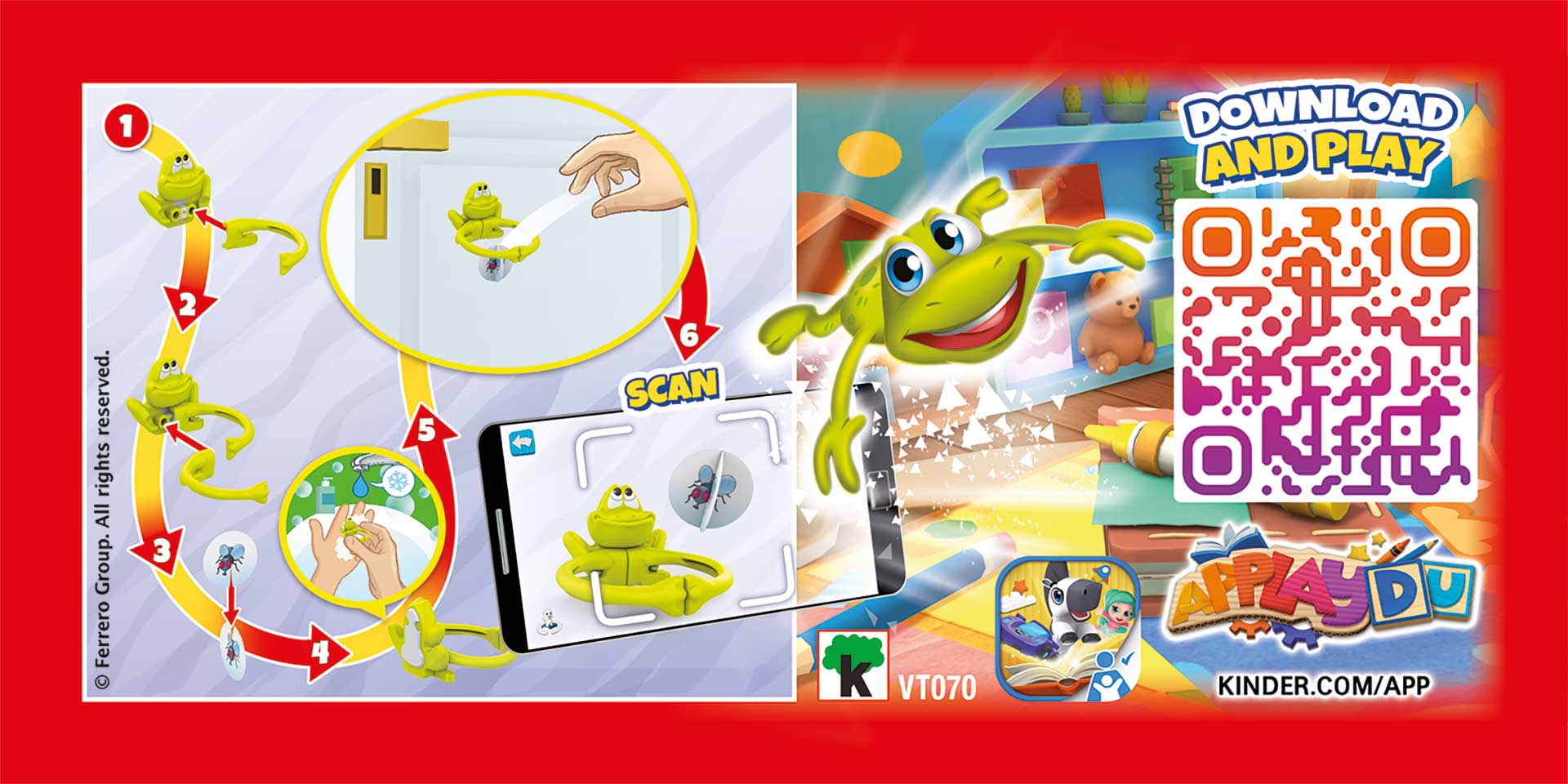 Sticky frog
