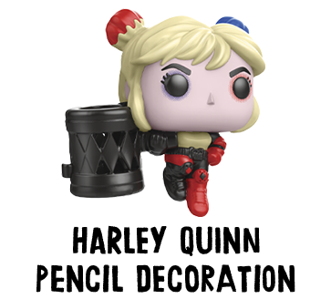 Harley Quinn Pencil Decoration