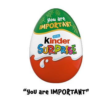 MESSAGES ON KINDER SURPRISE