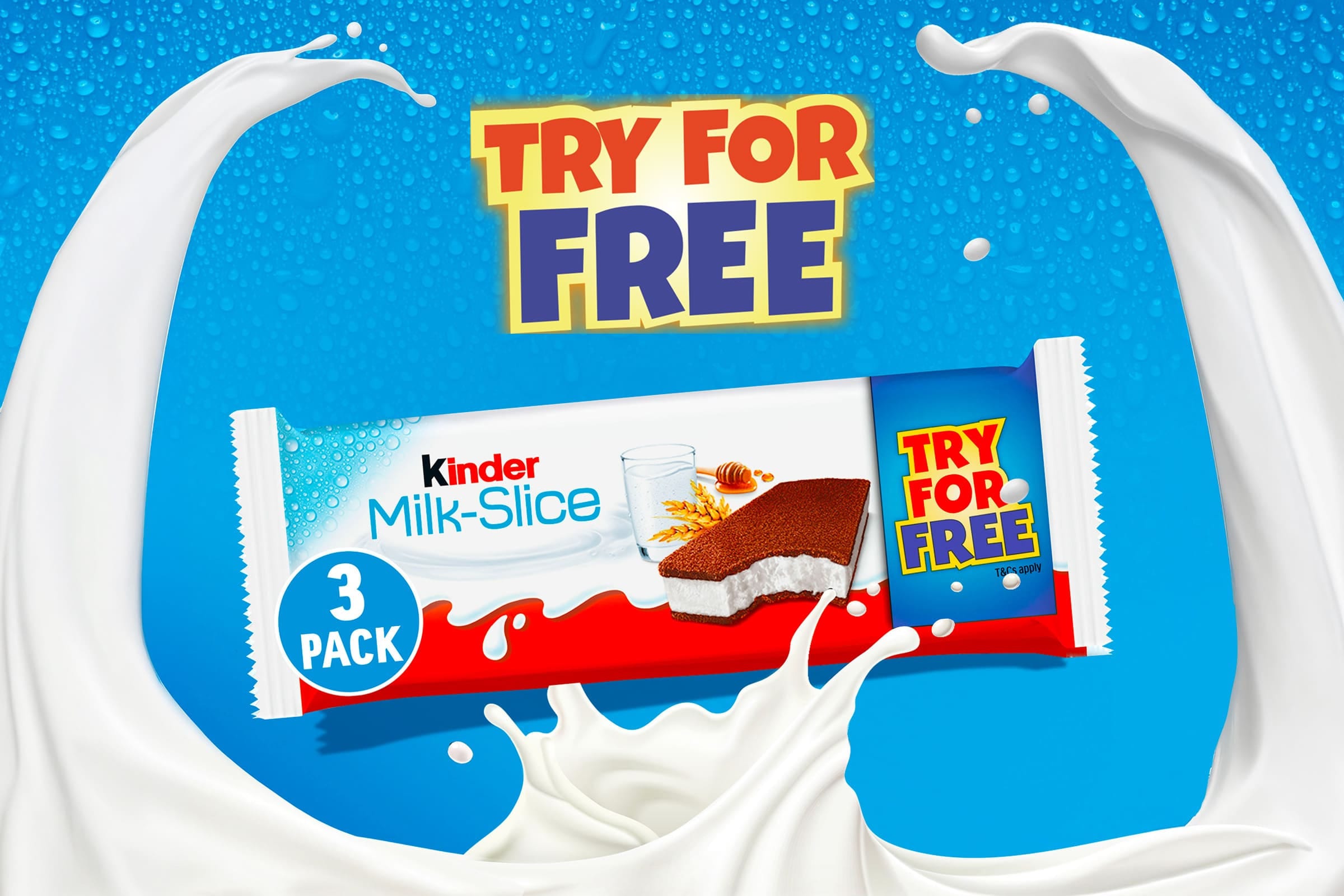 Try Kinder Milk-Slice for Free