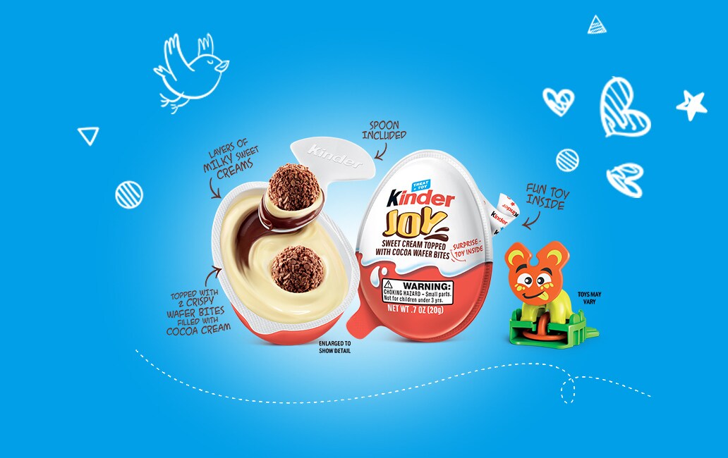 Kinder Joy Chocolate Eggs with Surprise Toys Inside - Kinder™ USA