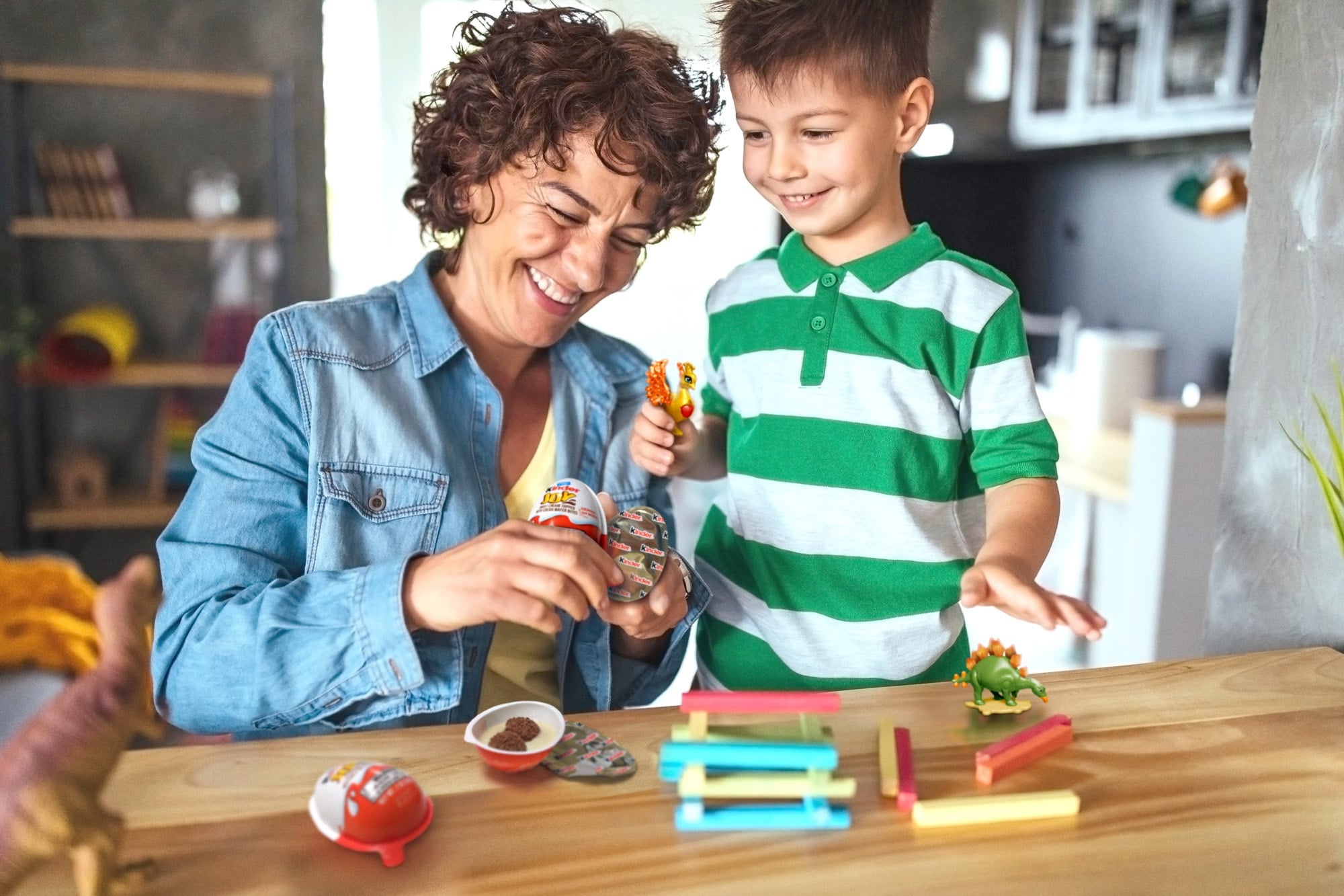 Kinder Joy -  Boy and Grandma