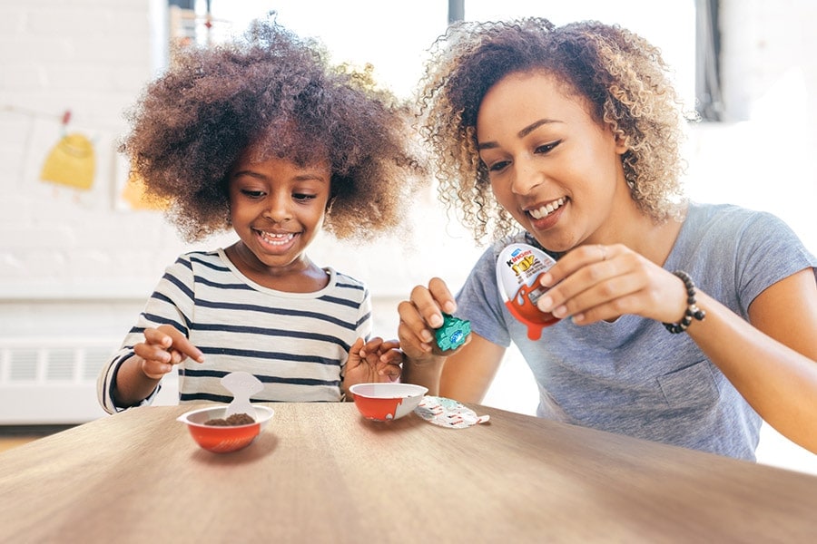 Kinder Joy - Mom and Girl