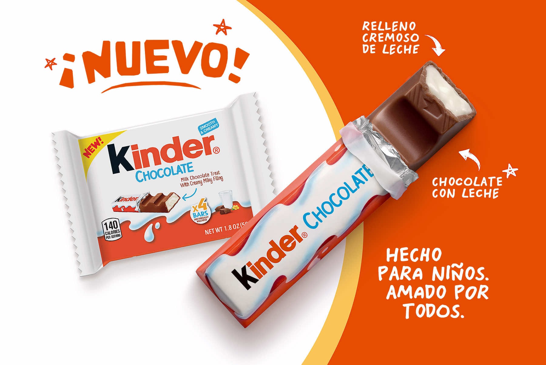 Kinder Chocolate Kinder™ USA Chocolate Bars, Chocolate Eggs & More