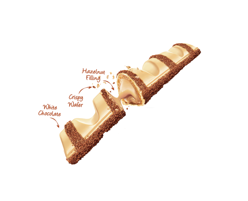 Kinder Bueno White with Text