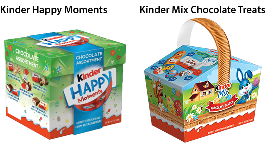 Ferrero voluntarily recalls Kinder Happy Moments Chocolate Assortment and Kinder Mix Chocolate Treats Basket 