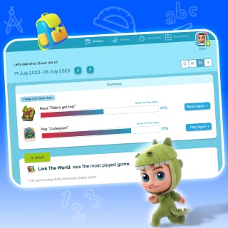 Monitor your child's progress Monitor your child's progress