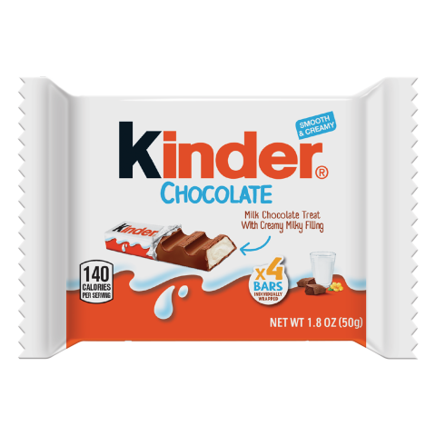 Kinder Chocolate Four Bars