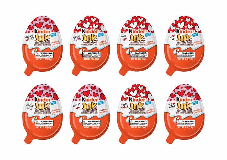 Kinder Seasonal Valentines - 1 piece