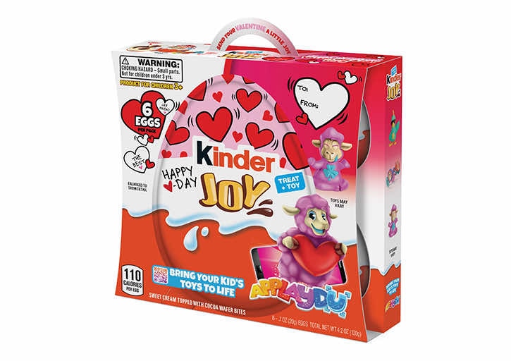 Kinder Seasonal Valentines - 6 piece