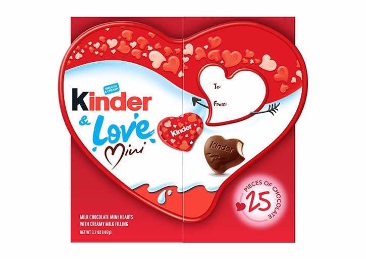 Kinder Seasonal Valentines - Love Mini - 25 piece