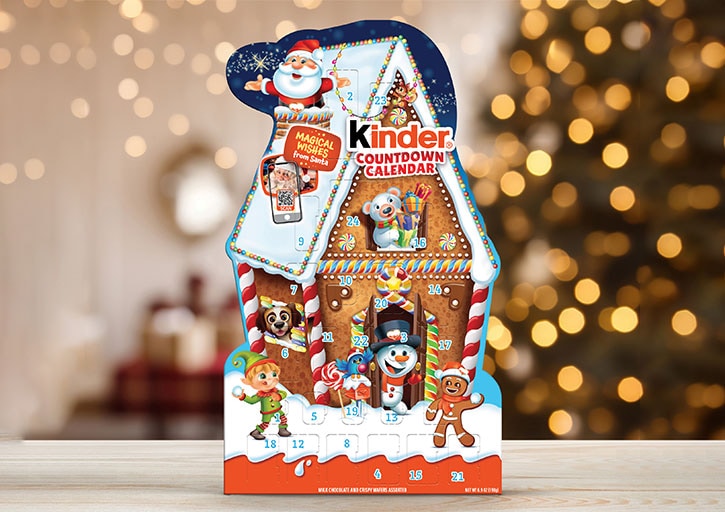 Kinder Winter Holiday - Gingerbread House Calendar