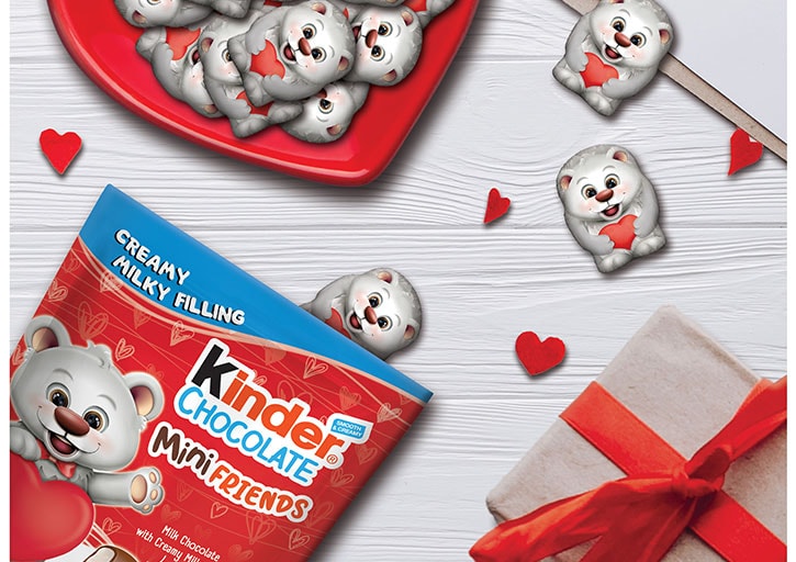 Kinder Valentines 2025 - Kinder Mini Friends