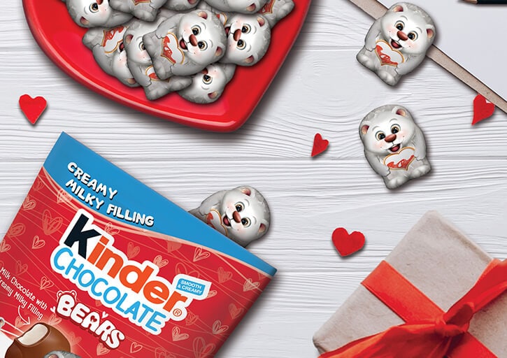 KINDER CHOCOLATE BEARS