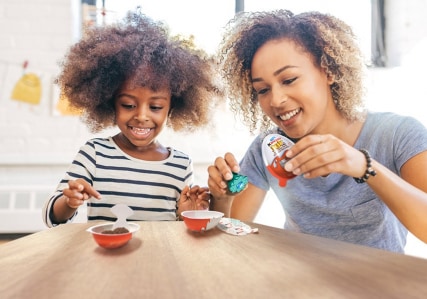 Kinder Joy - Mom and Girl