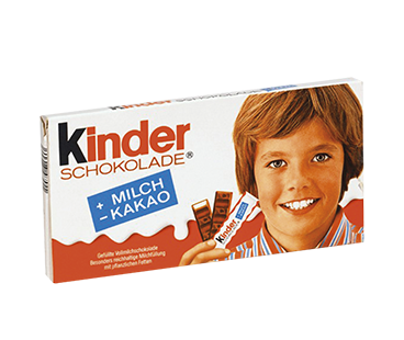 milk chocolate bar kinder schokolade historie 1988