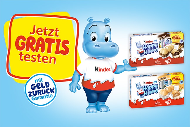 kinder Happy Hippo - Gratis Testen kinder Happy Hippo - Gratis Testen