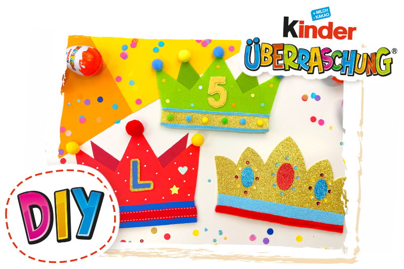 kinder Überraschung - Geburtstags Kronen kinder Überraschung - Geburtstags Kronen