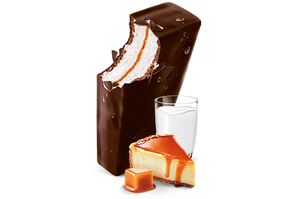 Kinder Pinguí inspiriert von Caramel Cheesecake Kinder Pinguí inspiriert von Caramel Cheesecake